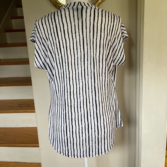 Milano Cap Sleeve Cowl Neck Top - Picture 2 of 5